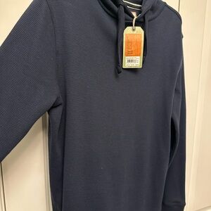 NWT Fat Face Blue-Navy Jersey Hoody